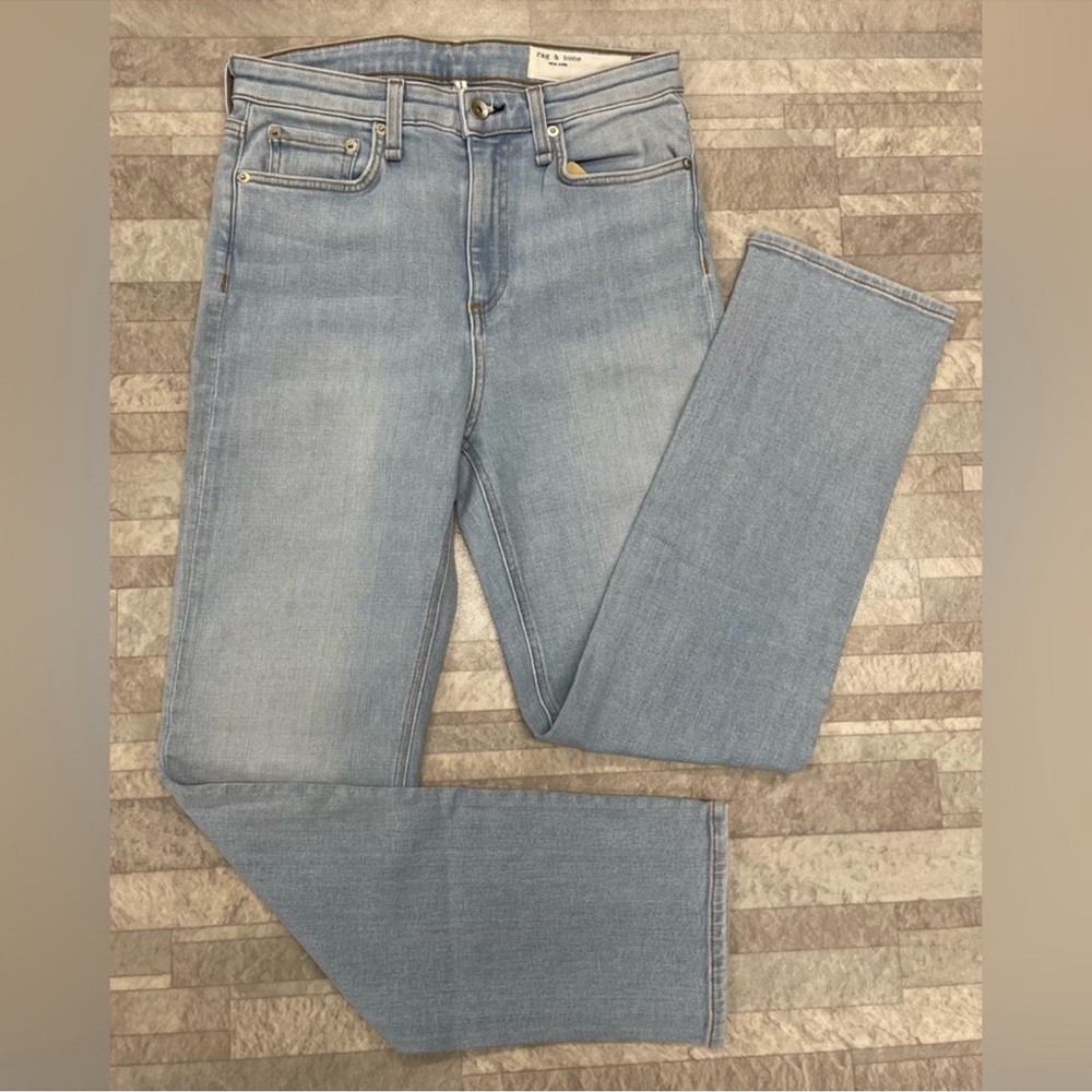 NWT Rag & Bone Nina High-Rise Ankle Cigarette In Sunset - Picture 2 of 3